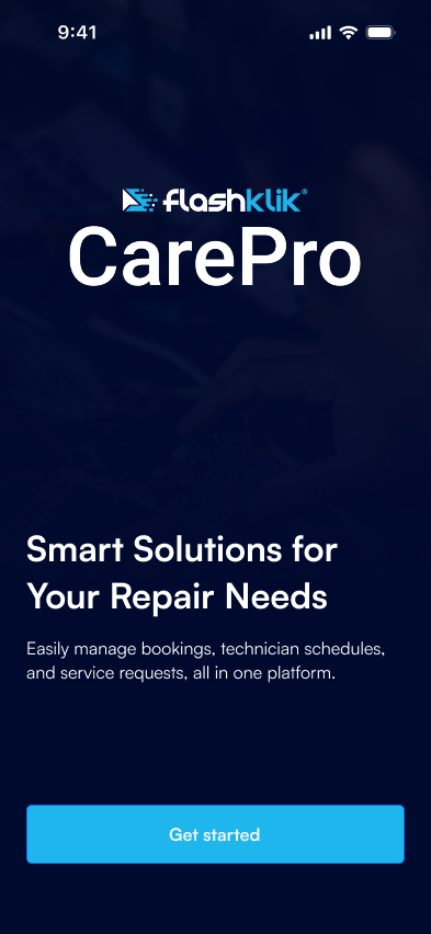 Services Flashklik Carepro App Preview